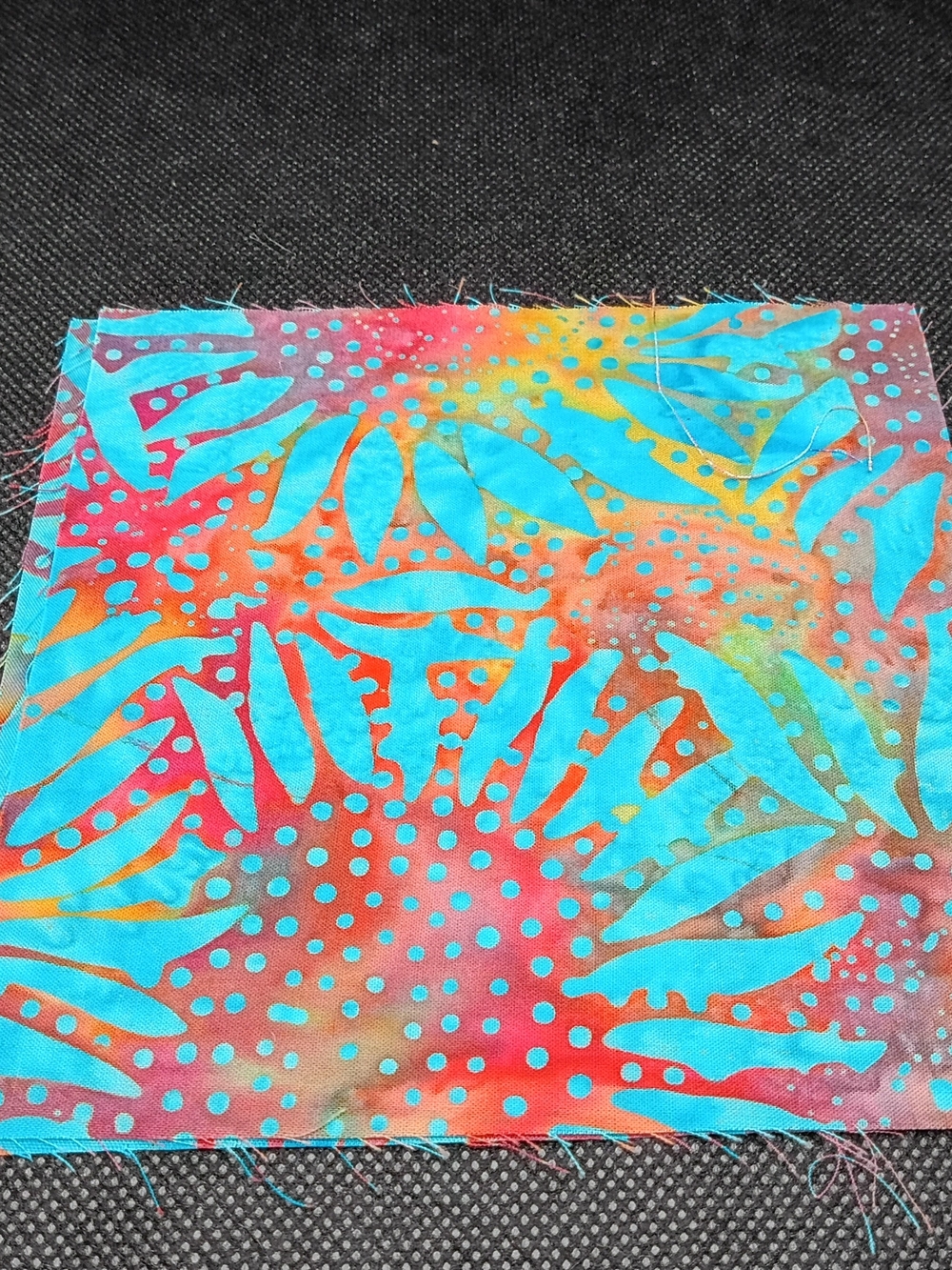 2 Pcs 4.75 Inch Precut Squares Batik